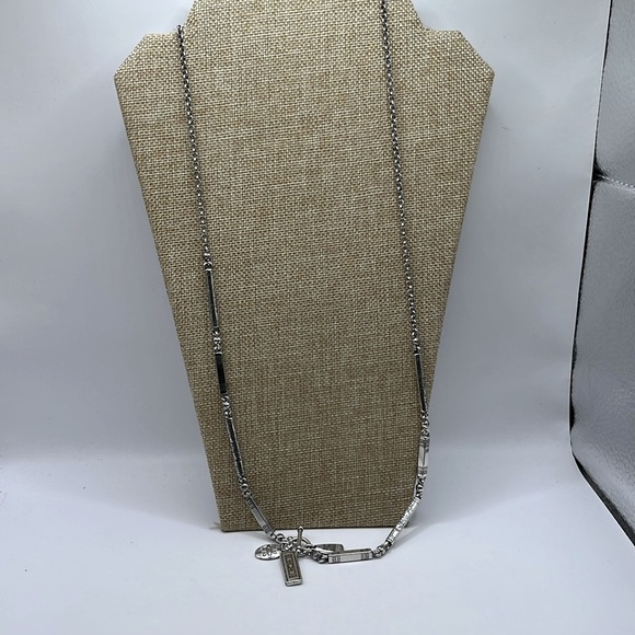 Brighton Charm Necklace Long 32” Length Toggle Closure Vintage Brighton - Picture 12 of 14